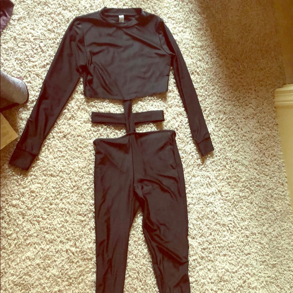 Open midriff jumpsuit, Size S